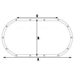 Bâches sur mesure My-Housse Forme 4 ovale