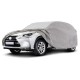 Demi-bâche de voiture pour hiver, été, automne, compatible avec Peugeot 208  – Housse de voiture pour petite voiture, grise, pour usage en extérieur et